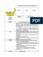 Posedur Penanganan Disposal