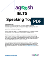IELTS Speaking Topics PDF PDF