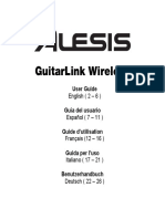 Guitarlink Wireless: User Guide