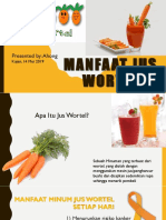 Manfaat Jus Wortel