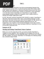 Visual Basic Programming