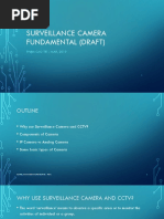 Surveillance Camera Fundamental (DRAFT)