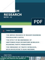 Tourism Research Title Def