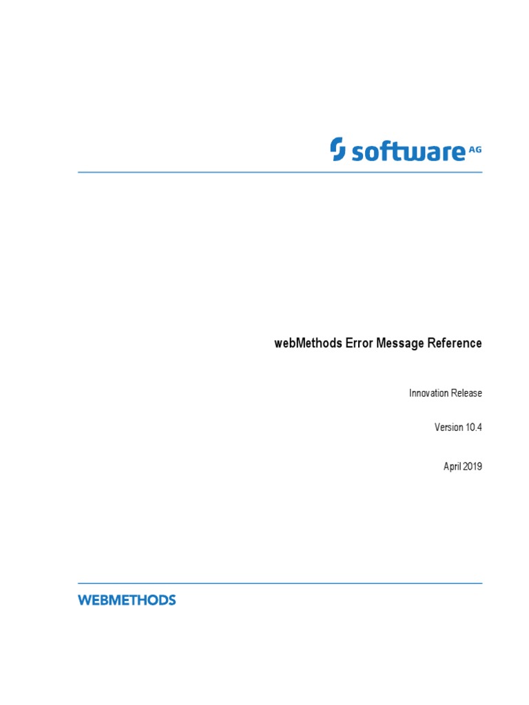 10-4 Error Messages Reference | PDF | License | Parameter (Computer ...