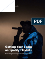 Getting Your Songs on Spotify Playlists