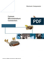 ITT Cannon Microminiature Connectors Catalog