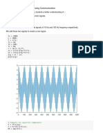 Analysis of Signals Used in Analog Communication