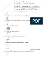 Soal Uas BTQ Kelas 2 Semester 1