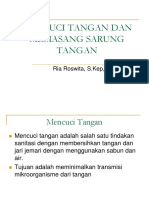 Mencuci Tangan Dan Memasang Sarung Tangan