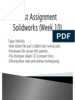 Tugas 1 Solidworks