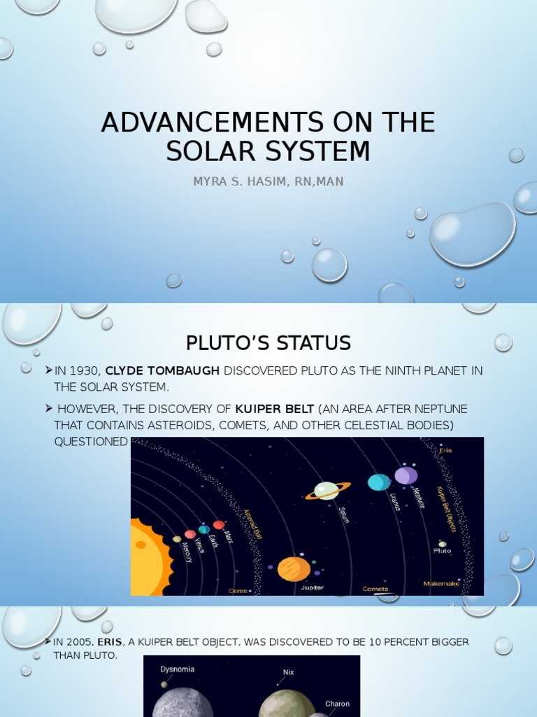 Solar System Discoveries and Updates | PDF | Pluto | Planets