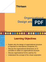 Chapter Thirteen: Organizational Design and Control