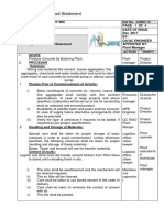 Batching Plant Method Statement PDF