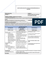 Planeacion de Clases Del Segundo Periodo 2019 Semana 6 Al 10 de Mayo