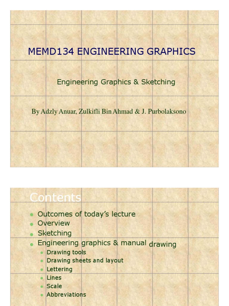 Engineering Graphics | PDF | Technical Drawing | Drawing
