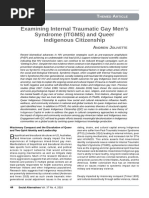 Examining Internal Traumatic Gay Men's Syndrome (ITGMS) and Queer Indigenous Citizenship