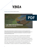 Las Tias Escandalosas - El Movimiento de Liberación Homosexual - Theumer PDF