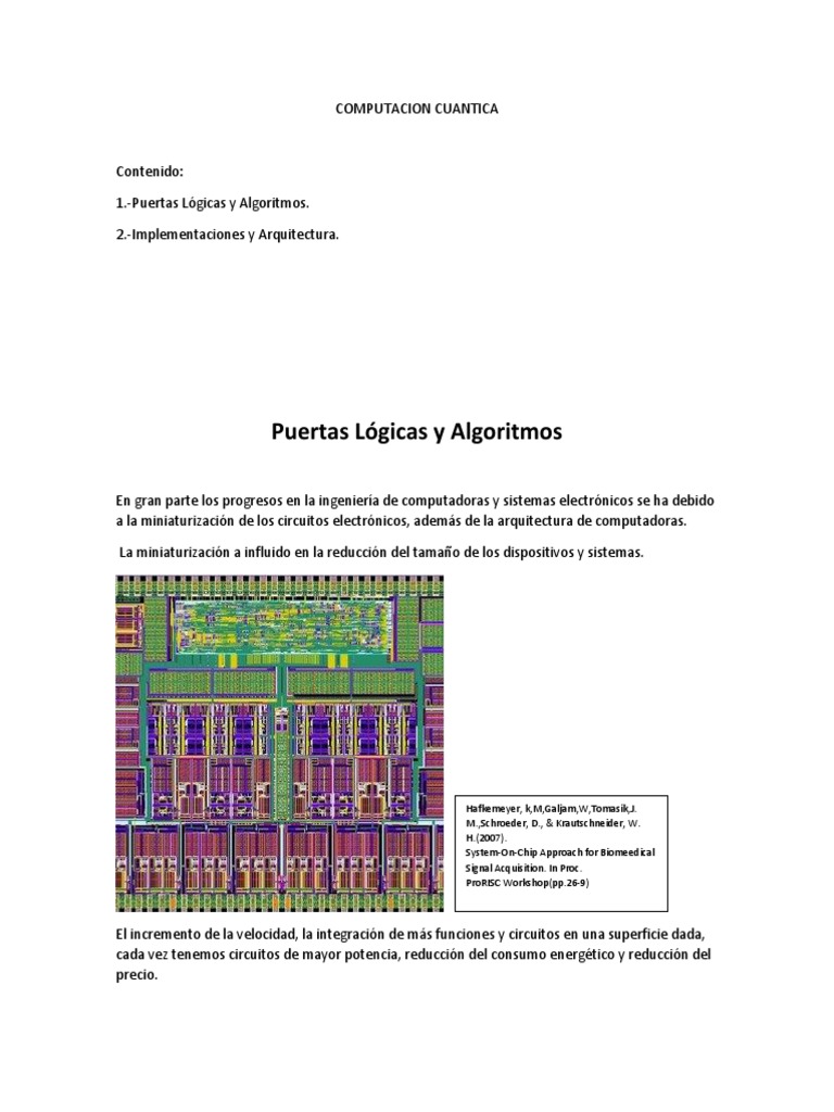 Computacion Cuantica Pdf Computación Cuántica Mecánica Cuántica