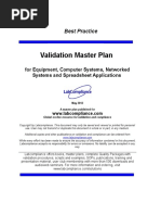 M 171 Validation Masterplan