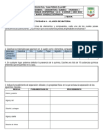 Química - Clases de materia