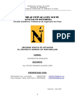 Informe de Salida A Ventanilla-Yacimiento de Minerales