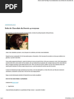 Bolo de Chocolate Da Sweets 4 Everyone