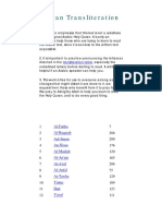 El Noble Quran Transliterado