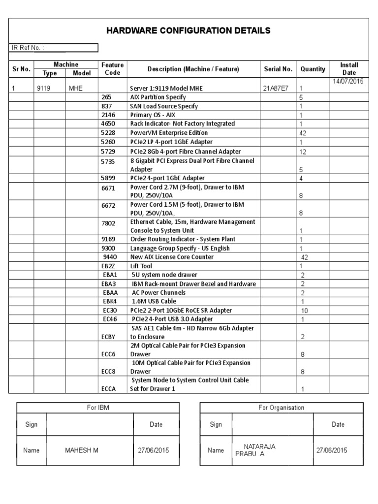 IT Hardware Configuration Guide | PDF | Electronic Engineering ...