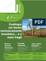 Caatinga Um Bioma Exclusivamente Brasileiro