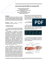 Análisis de Señales Electromiografías EMG Con Brazalete MYO