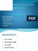 How To Make Chocolate Milkshake