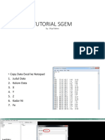 Tutorial Sgem