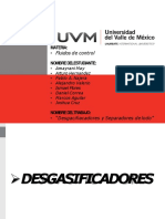 Tipos de Desgasificadores