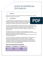 Determinacion de Diferencias en Los Gustos Basicos