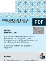 Commercial English Course Project