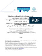 Bravo Arteaga y Fernández Del Valle. Evaluación Convencional y Auténtica