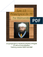 Los 13 principios de Maimónides