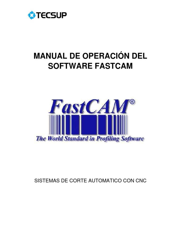 Manual de Uso del Software FastCAM | PDF | Programa de computadora ...