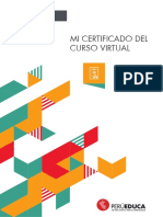 Mi Certificado Del Curso Virtual PDF