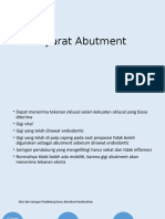 Syarat Abutment