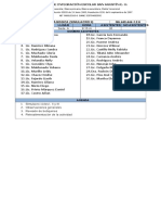 Acta de Simulacro 13 de Agosto 2018