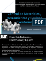 Exposicion Control de Materiales, Equipos y Herramientas