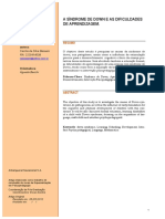 A Síndrome de Down e As Dificuldades PDF