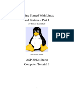 Getting Started With Linux and Fortran - Part 1: by Simon Campbell