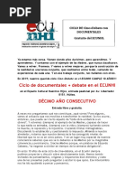 06. ECUNHI Junio 2019. 10 Años de CineDebate 0