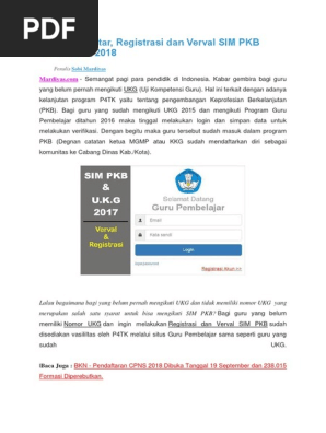 Cara Mendaftar Sim Pkb