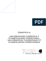 Planificacion Territorial Del Turismo y Sostenibil PDF