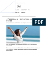 4 Passos para Harmonizar Seu Chakra Básico - Grupo de Reiki