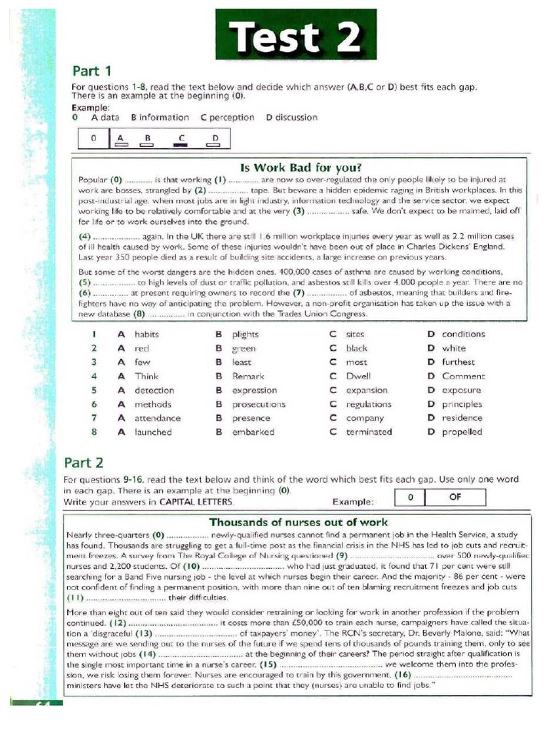 Cae Elt Test 2 | PDF
