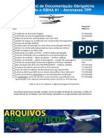 Check List de Documentação PDF